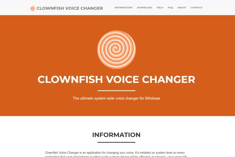 Clown Fish Voice Changer