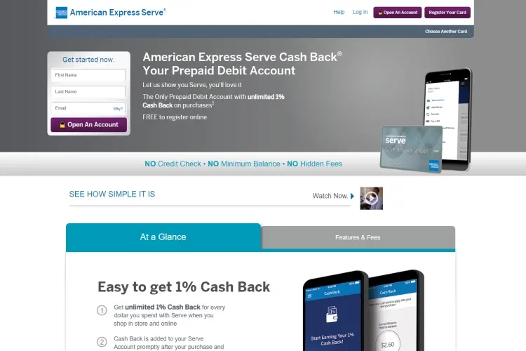   American Express Serve CashBack