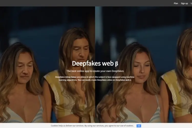 Deepfakes Web β