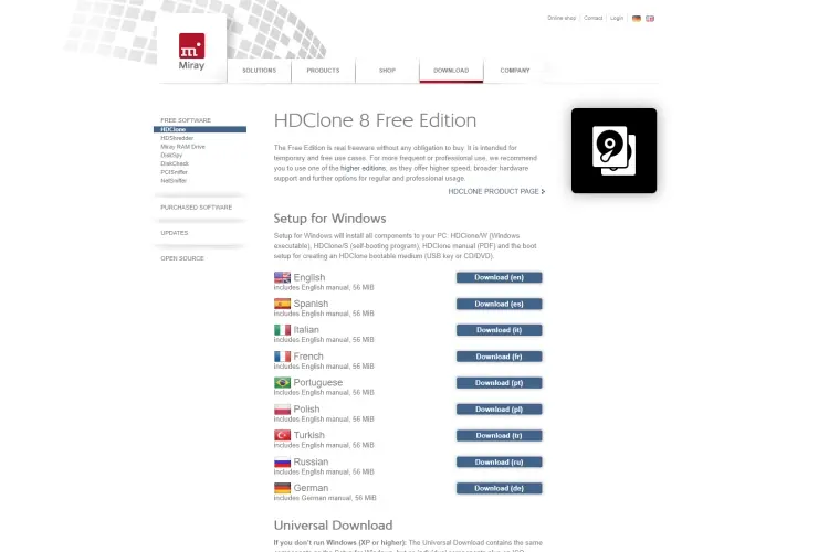 Hdclone Free