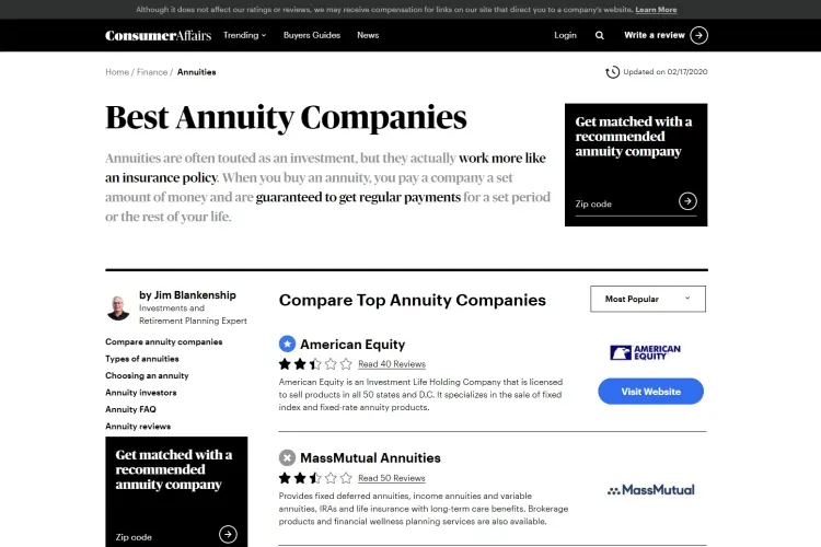  Annuities