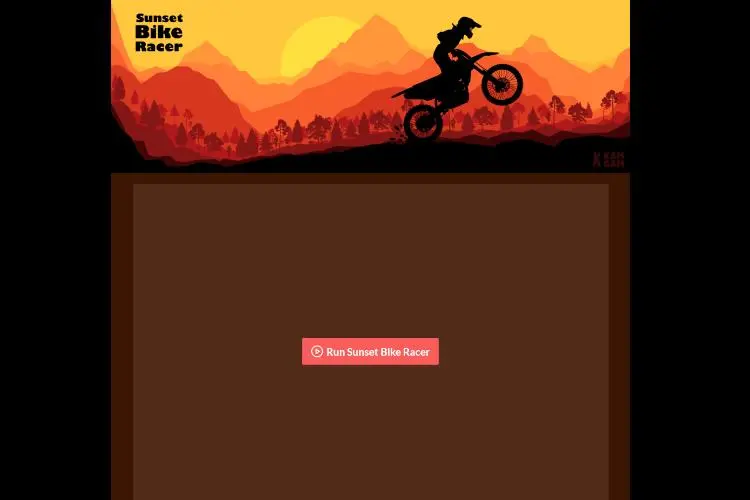 Sunset Bike Racer