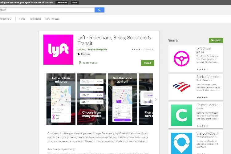 Alternative Apps like Uber around the World in 2023: Lyft