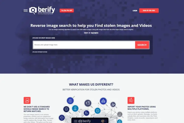 Berify Image Search